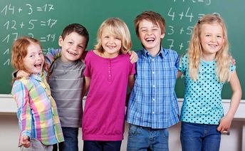 5 fröhliche Kinder