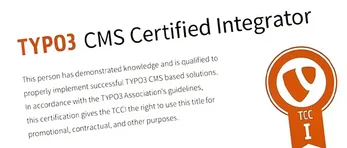 TYPO3 CMS Certified Integrator