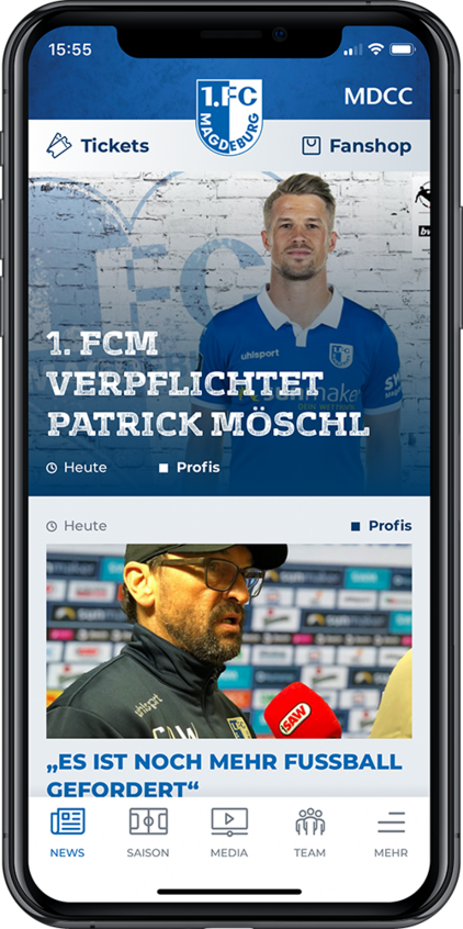 News-Vorschau FCM-App