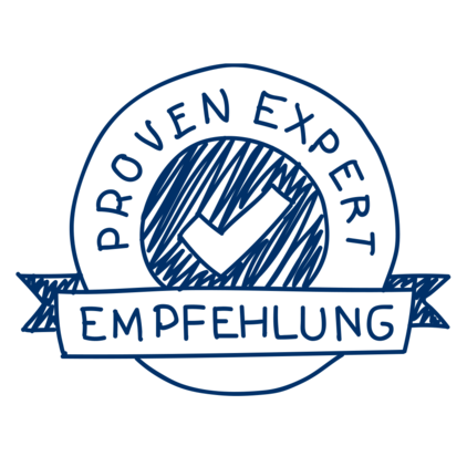 Proven Expert Empfehlung Zeichnung