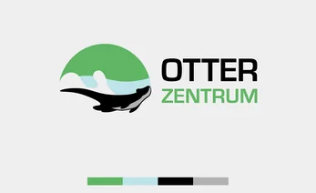 Logo des Otter-Zentrums in Hankensbüttel mit den verwendeten Farben