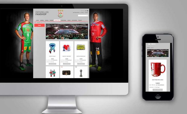 Webseite optimiert für Desktop, Tablet und Smartphone