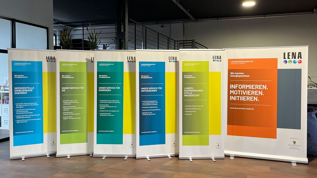 Rollup-Serie der Landesenergieagentur Sachsen-Anhalt GmbH